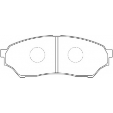 FP1218 FIT Комплект тормозных колодок, дисковый тормоз