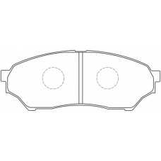 FP1218 FIT Комплект тормозных колодок, дисковый тормоз