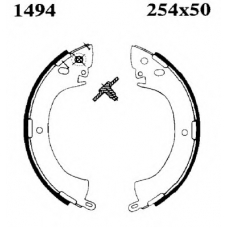 01494 BSF Комплект тормозных колодок