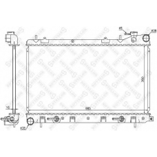 10-26645-SX STELLOX Радиатор, охлаждение двигателя