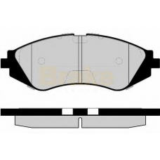 PA1482 BRAKE ENGINEERING Комплект тормозных колодок, дисковый тормоз