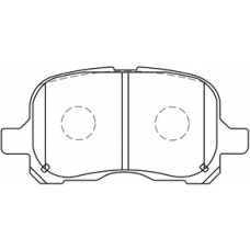 PL-1302 JNBK Колодки тормозные