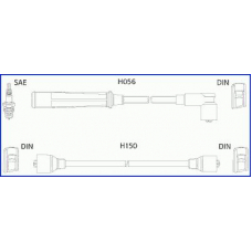 134490 Huco Ккомплект проводов зажигания