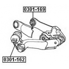0301-169 ASVA Подвеска, рычаг независимой подвески колеса