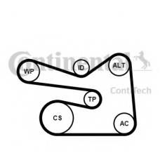 6PK1733K1 CONTITECH Поликлиновой ременный комплект