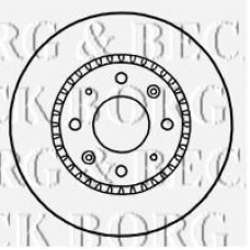 BBD4656 BORG & BECK Тормозной диск