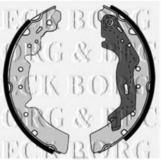 BBS6189 BORG & BECK Комплект тормозных колодок