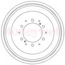 329272B BENDIX Тормозной барабан