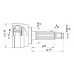 CVJ5112.10 OPEN PARTS Шарнирный комплект, приводной вал