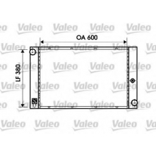 734395 VALEO Радиатор, охлаждение двигателя