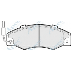 PAD528 APEC Комплект тормозных колодок, дисковый тормоз