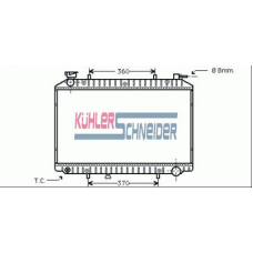 1602801 KUHLER SCHNEIDER Радиатор, охлаждение двигател