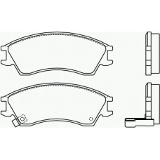 T3030 PAGID Комплект тормозных колодок, дисковый тормоз