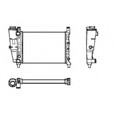 58275 NRF Радиатор, охлаждение двигател