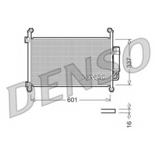 DCN40007 DENSO Конденсатор, кондиционер