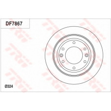 DF7867 TRW Тормозной диск