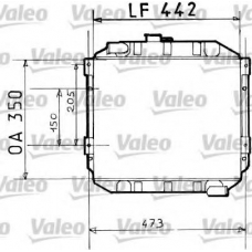 730110 VALEO Радиатор, охлаждение двигателя