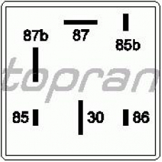 202 145 TOPRAN Реле, топливный насос