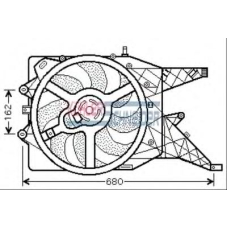 0680261 KUHLER SCHNEIDER Вентилятор, охлаждение двигателя