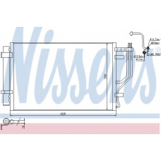 940296 NISSENS Конденсатор, кондиционер