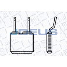 220M12 JDEUS Теплообменник, отопление салона