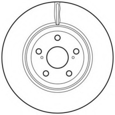 562726JC JURID Тормозной диск
