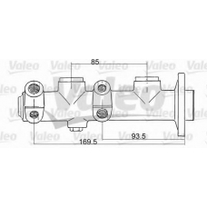 350710 VALEO Главный тормозной цилиндр