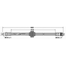 FBH7364 FIRST LINE Тормозной шланг