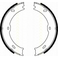 8100 10023 TRISCAN Комплект тормозных колодок; Комплект тормозных кол