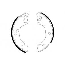 0 986 487 358 BOSCH Комплект тормозных колодок