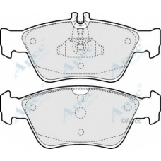 PAD886 APEC Комплект тормозных колодок, дисковый тормоз
