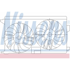 85525 NISSENS Вентилятор, охлаждение двигателя
