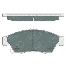 SP 364 SCT Комплект тормозных колодок, дисковый тормоз