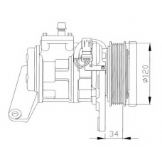 32092G NRF Компрессор, кондиционер