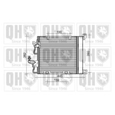 QCN452 QUINTON HAZELL Конденсатор, кондиционер