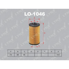 LO1046 LYNX Картридж масляного фильтра