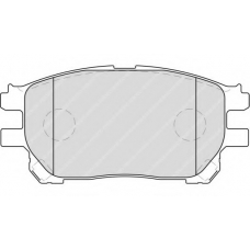 FD7230A NECTO Комплект тормозных колодок, дисковый тормоз