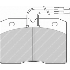 FVR377 FERODO Комплект тормозных колодок, дисковый тормоз
