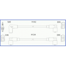 134452 Huco Ккомплект проводов зажигания