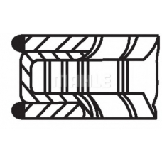 627 29 V0 MAHLE Комплект поршневых колец