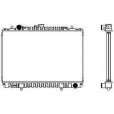 1321-0222 SAKURA  Automotive Радиатор, охлаждение двигателя