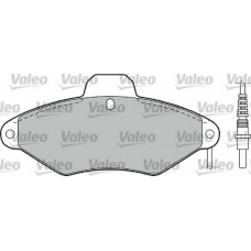 598031 VALEO Комплект тормозных колодок, дисковый тормоз