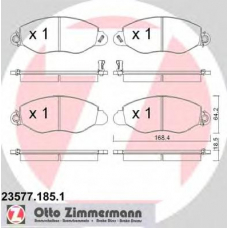 23577.185.1 ZIMMERMANN Комплект тормозных колодок, дисковый тормоз