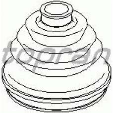 103 661 TOPRAN Пыльник, приводной вал