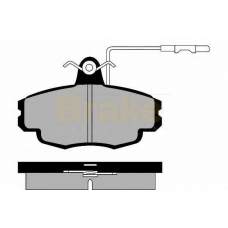 PA591 BRAKE ENGINEERING Комплект тормозных колодок, дисковый тормоз