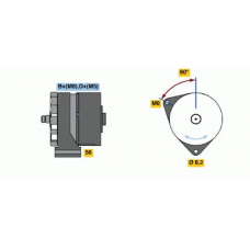 0 120 489 362 BOSCH Генератор