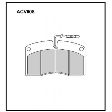 ACV008 Allied Nippon Тормозные колодки