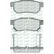 05P506 LPR Комплект тормозных колодок, дисковый тормоз