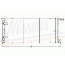 65155 NISSENS Охладитель, охлаждение двигателя