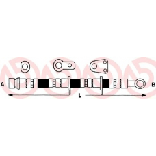 T 28 008 BREMBO Тормозной шланг